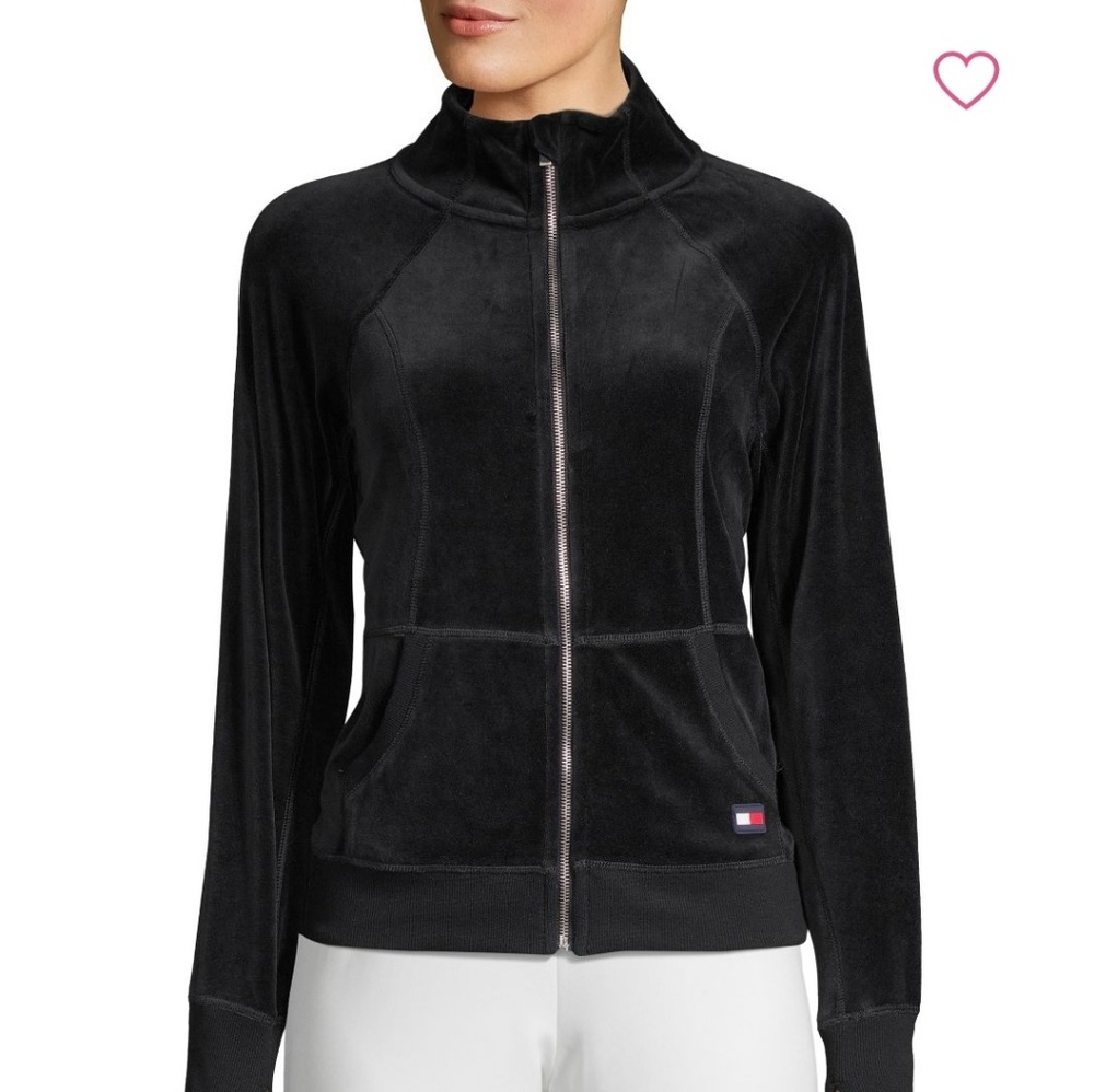 Tommy Hilfiger Velvet Zip-Up